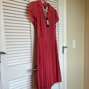 Talbots Coral Midi Dress
